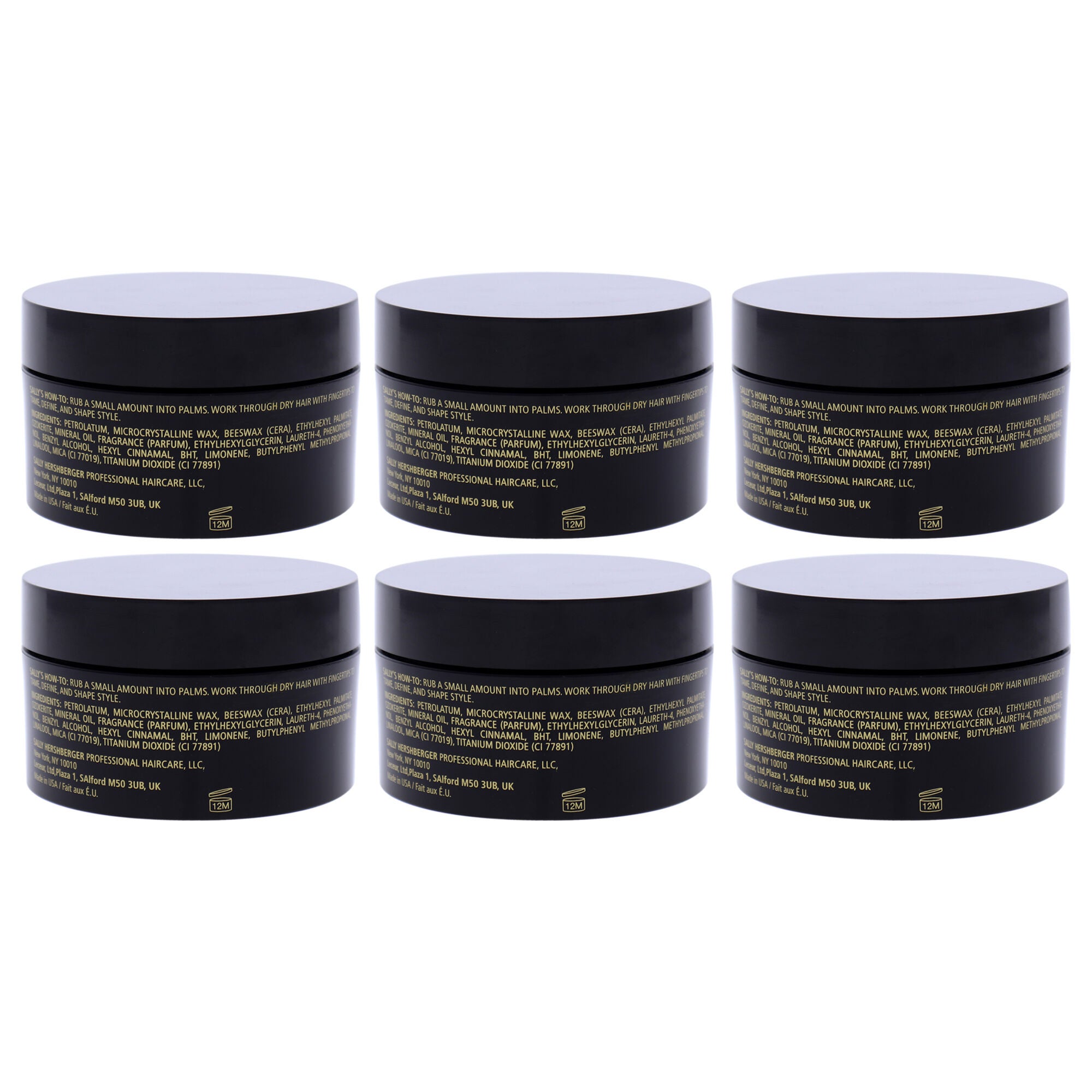 24K Vanity Hair Shaping Balm by Sally Hershberger for Unisex - 1.7 oz Balm - Pack of 6, See Description, alternate image number 2