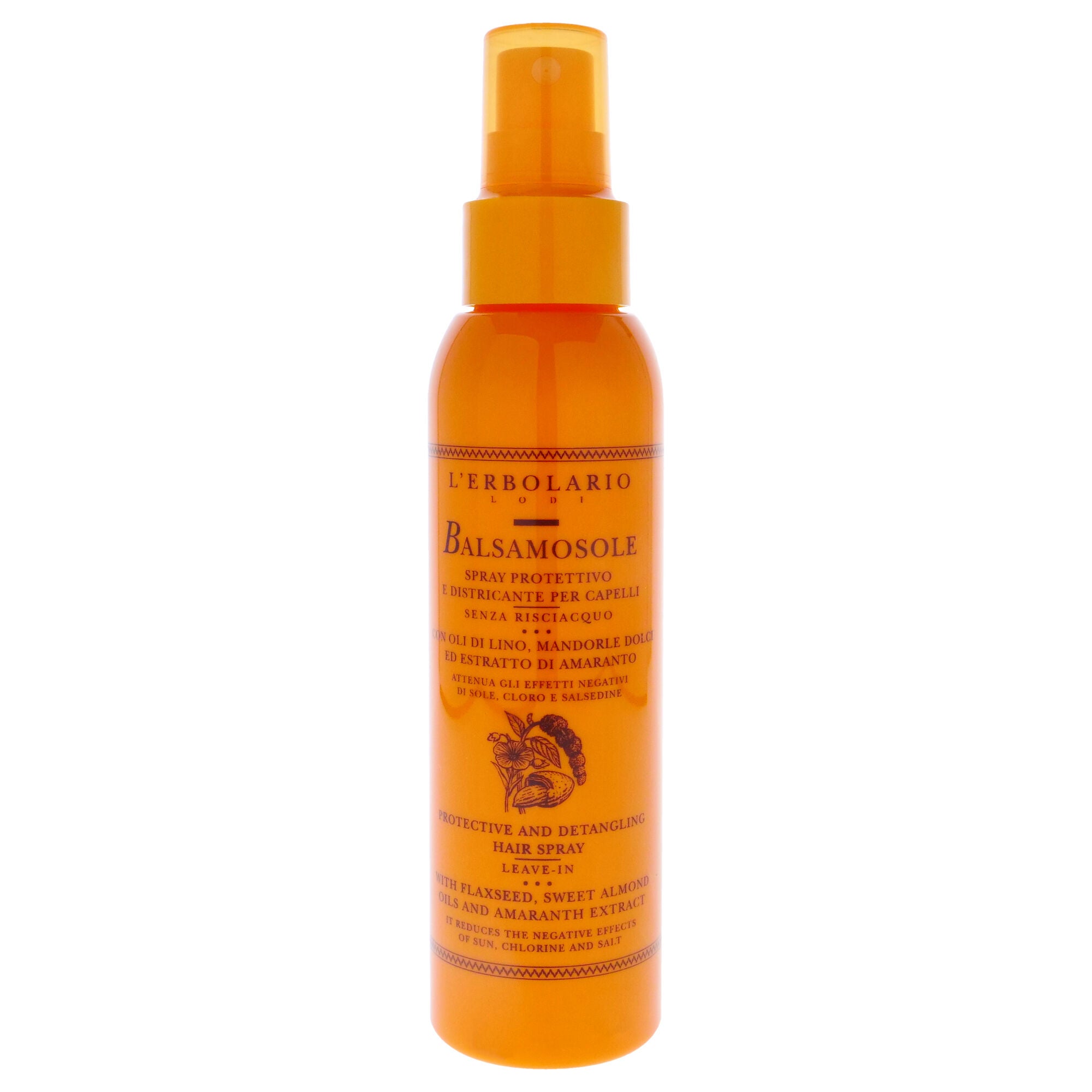 Balsamosole Protective and Detangling Hair Spray Leave-In by LErbolario for Women - 4.2 oz Hair Spray, See Description, alternate image number 4