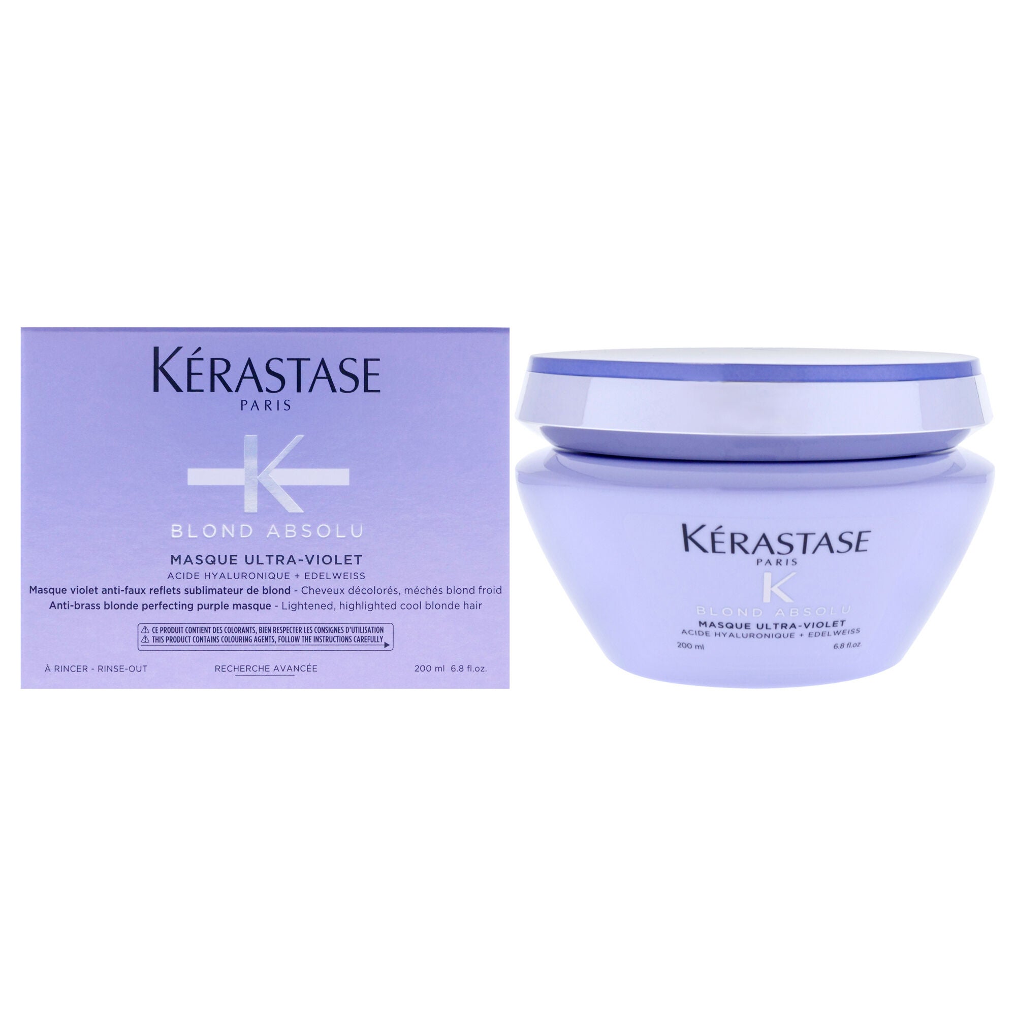 Blonde Absolu Ultra Violet Masque by Kerastase for Unisex - 6.8 oz Masque, See Description, hi-res image number 0