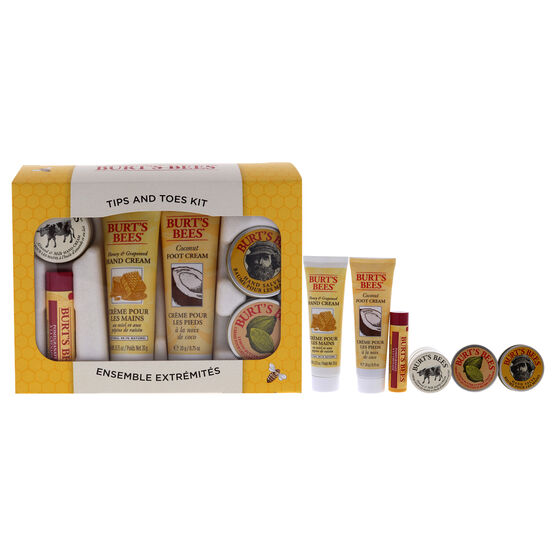 Tips and Toes Kit by Burts Bees for Women - 6 Pc Kit, NA, hi-res image number null