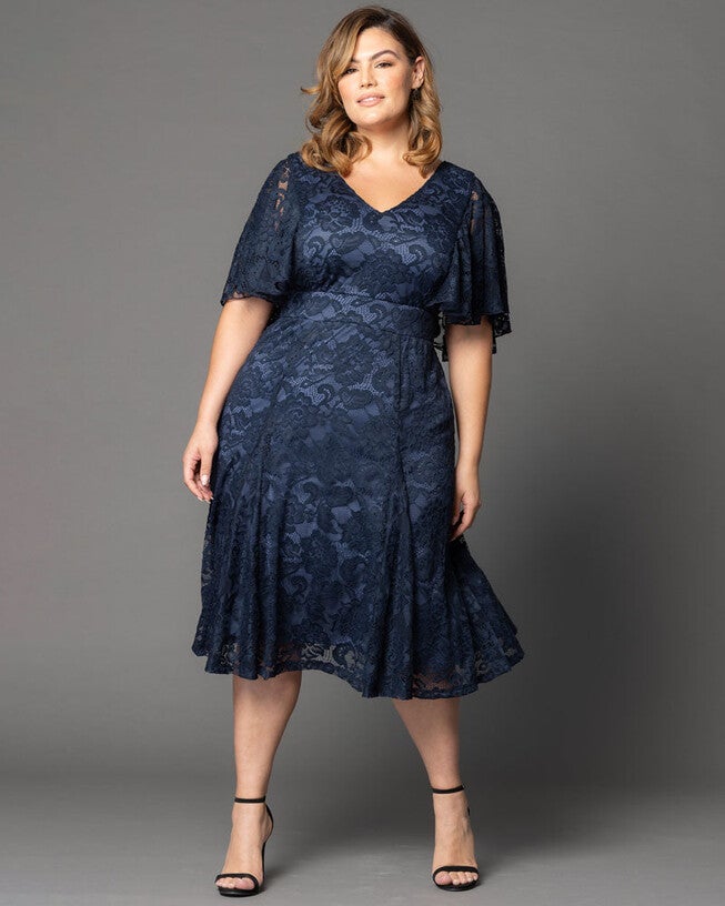 Camille Lace Cocktail Dress | Woman Within Camille Lace Cocktail Dress | Woman Within
