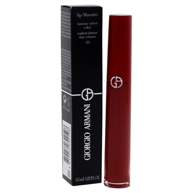 Lip Maestro Liquid Lipstick - 415 Redwood by Giorgio Armani for Women - 0.22 oz Lipstick, , alternate image number null