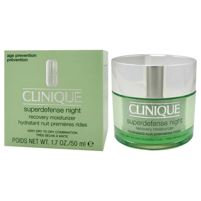 Superdefense Night Recovery Moisturizer by Clinique for Unisex - 1.7 oz Moisturizer, See Description, alternate image number 3