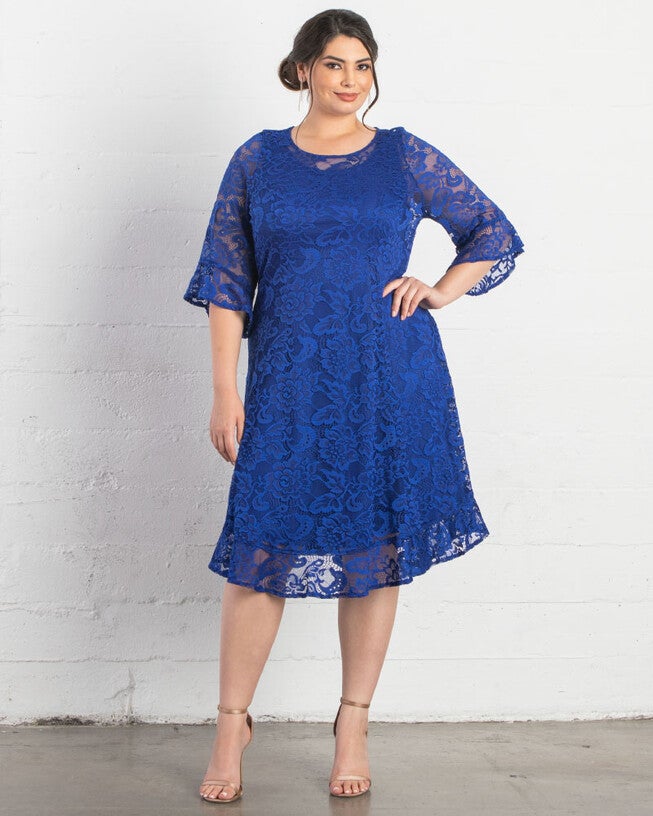 Livi Lace Dress, Sapphire, alternate image number null