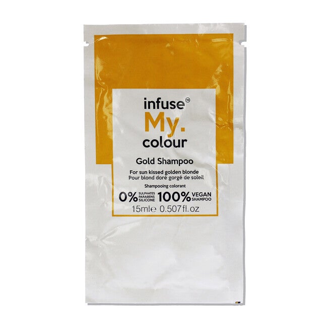 Gold Shampoo by Infuse My Colour for Unisex - 15 ml Shampoo, NA, hi-res image number null