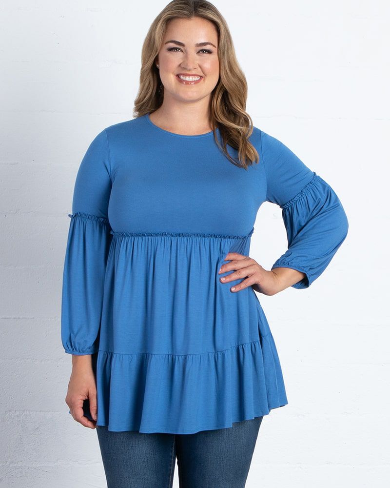 Haven Tiered Top, Moonlight Blue, hi-res image number 0