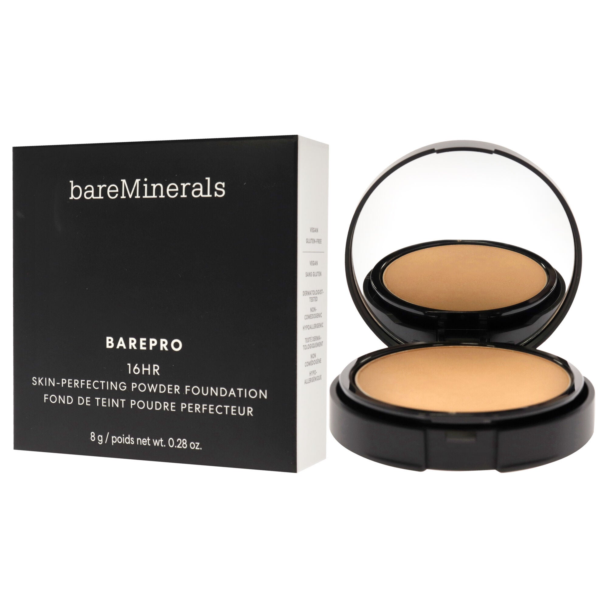 Barepro 16HR Skin Perfecting Powder Foundation - 35 Medium Neutral by bareMinerals for Women - 0.28 oz Foundation, See Description, alternate image number 3