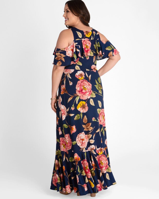 Piper Cold Shoulder Maxi Dress, , alternate image number null