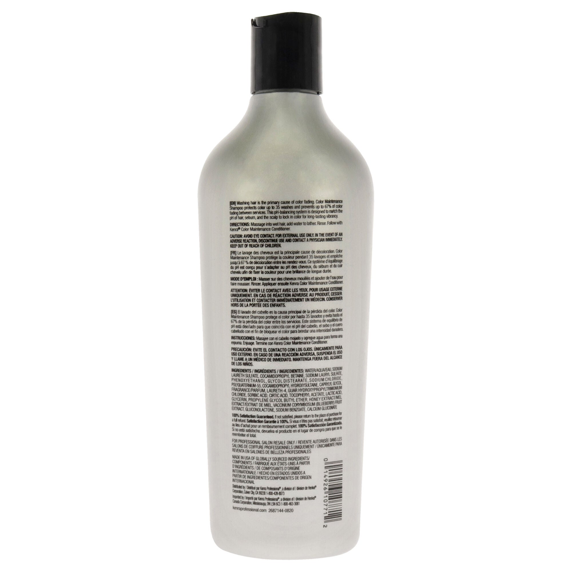 Color Maintenance Shampoo by Kenra for Unisex - 10.1 oz Shampoo, See Description, alternate image number 1