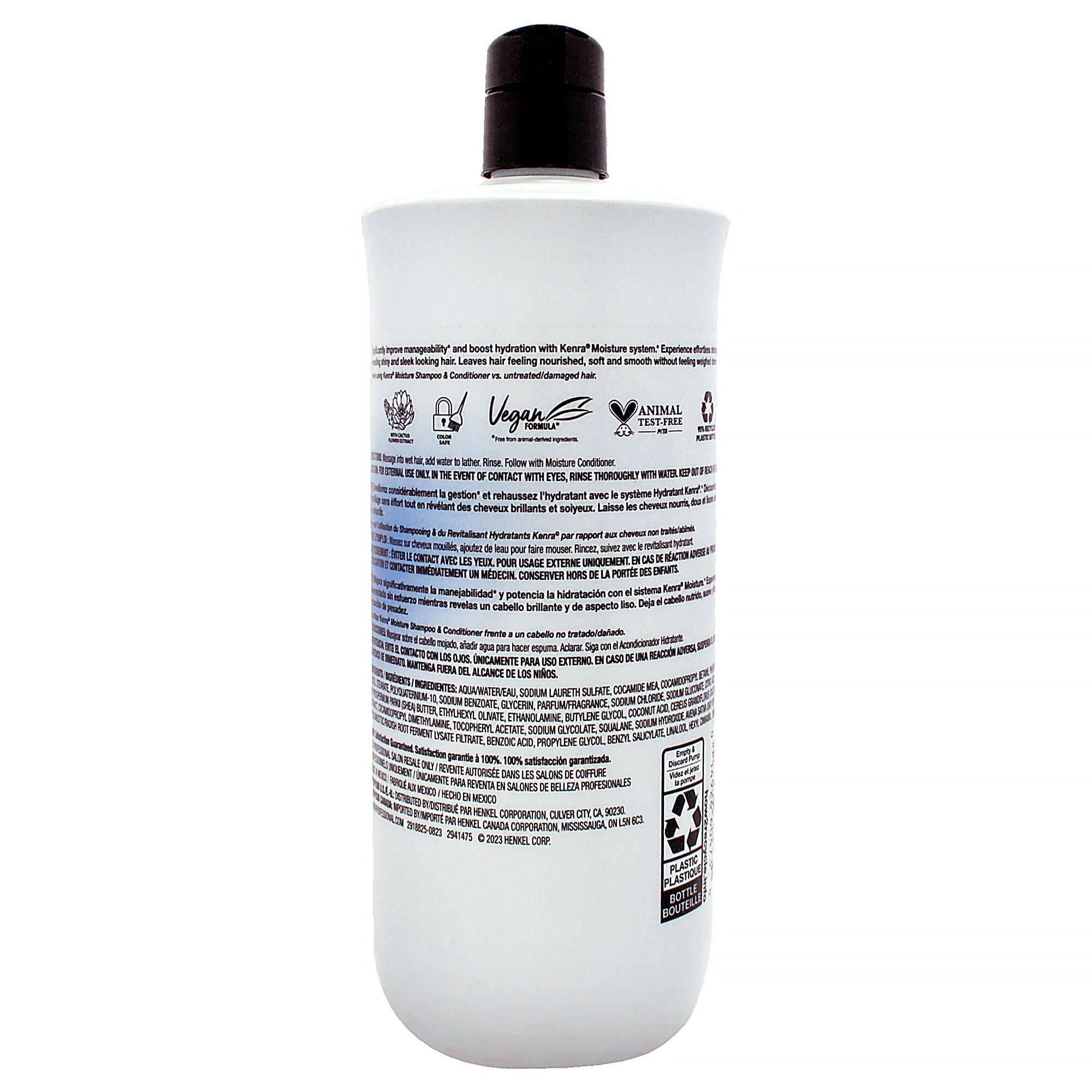 Moisture Shampoo by Kenra for Unisex - 33.8 oz Shampoo, See Description, alternate image number 2
