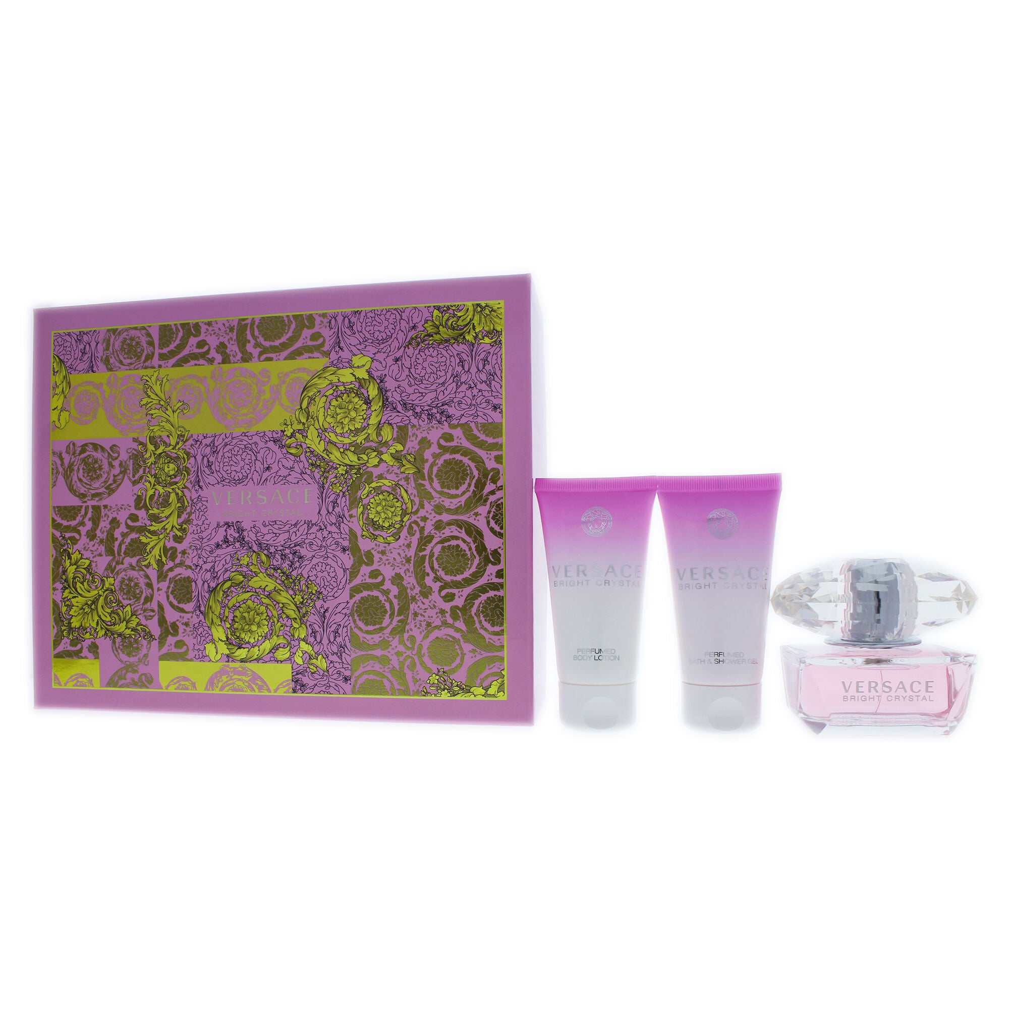 Versace Bright Crystal by Versace for Women - 3 Pc Gift Set 1.7oz EDT Spray, 1.7oz Perfumed Bath and Shower Gel, 1.7oz Body Lotion, , alternate image number 5