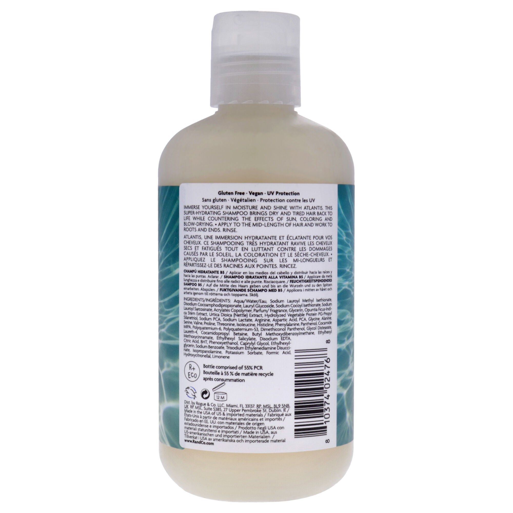 Atlantis Moisturizing Shampoo by R+Co for Unisex - 8.5 oz Shampoo, See Description, alternate image number 1