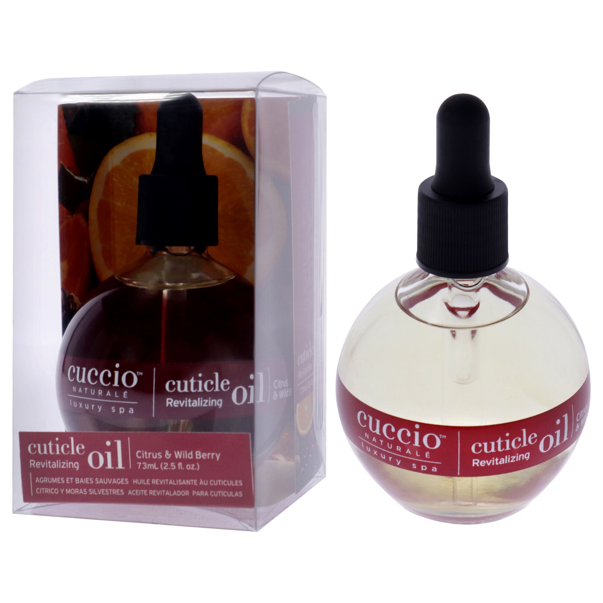 Cuticle Revitalizing Oil - Citrus and Wild Berry by Cuccio Naturale for Unisex - 2.5 oz Oil, See Description, alternate image number 3