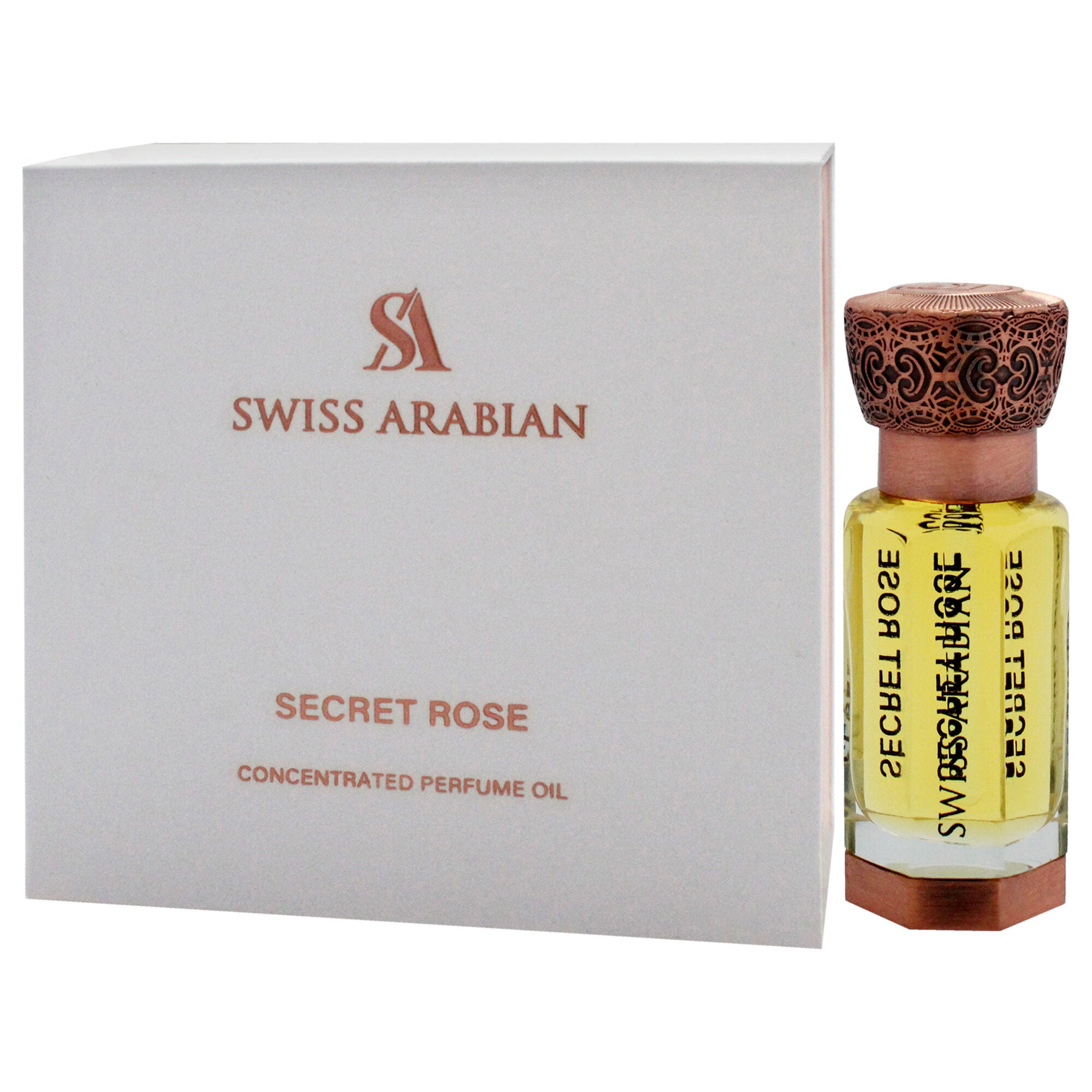 Secret Rose by Swiss Arabian for Unisex - 0.4 oz Parfum Oil, See Description, alternate image number 3