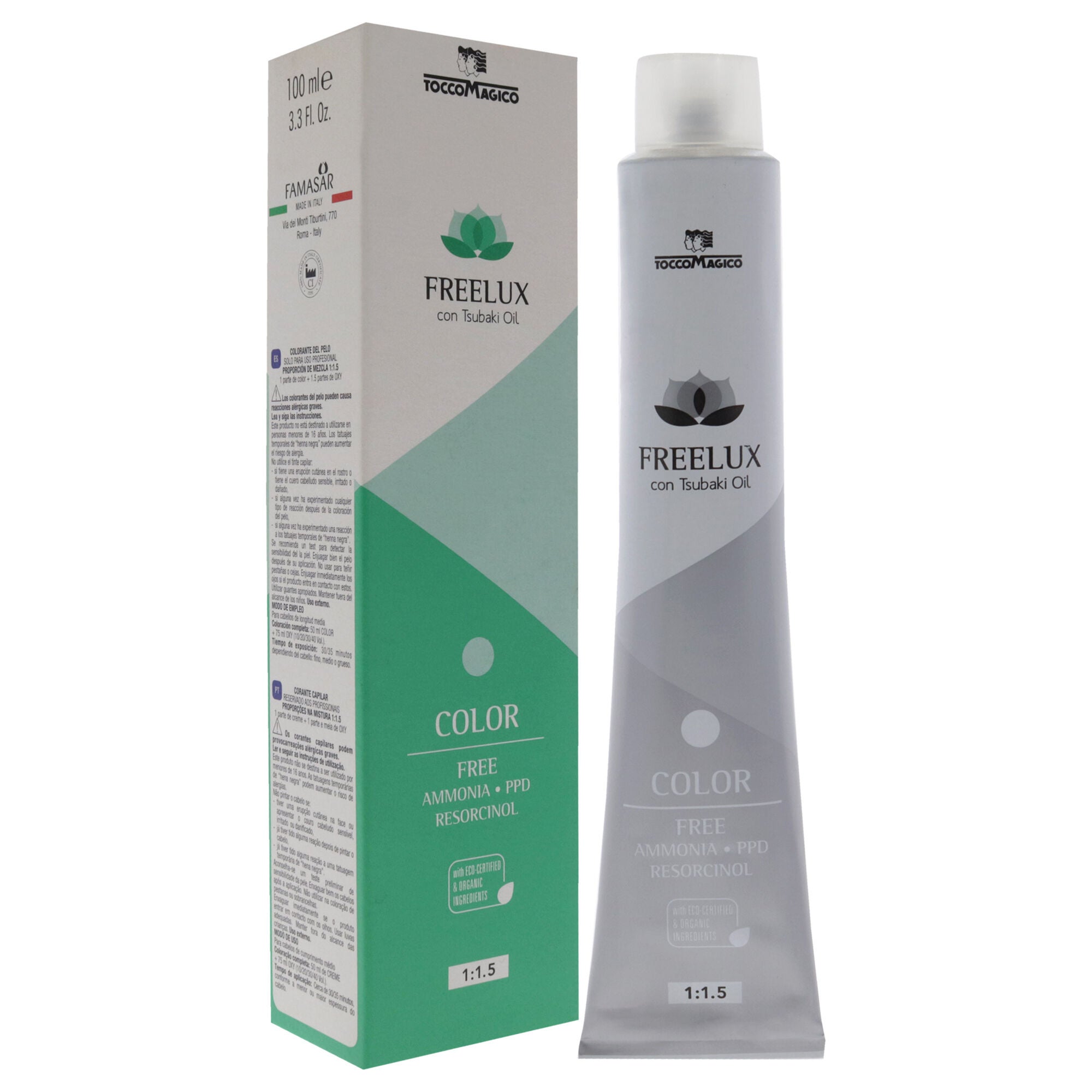 Freelux Permanet Hair Color - 10 Platinum Blond by Tocco Magico for Unisex - 3.38 oz Hair Color, See Description, alternate image number 1