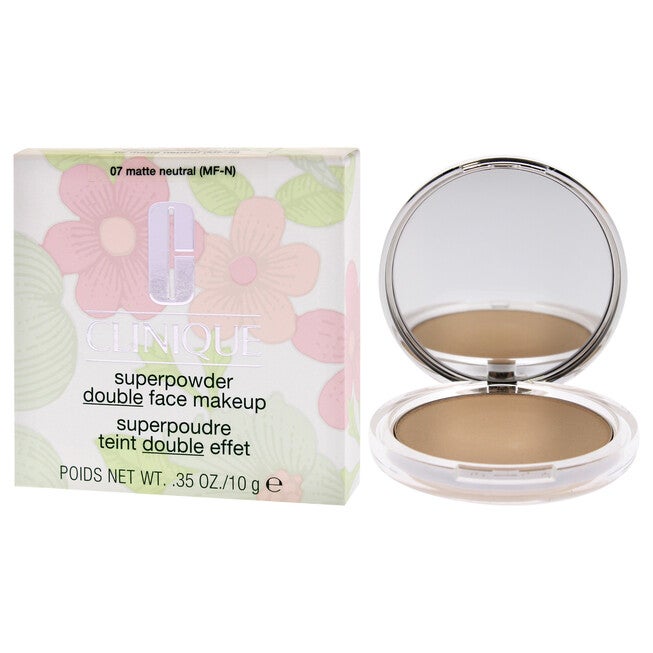 Superpowder Double Face Makeup - 07 Matte Neutral (MF-N)-Dry Combination To Oily by Clinique for Women - 0.35 oz Makeup, NA, alternate image number null