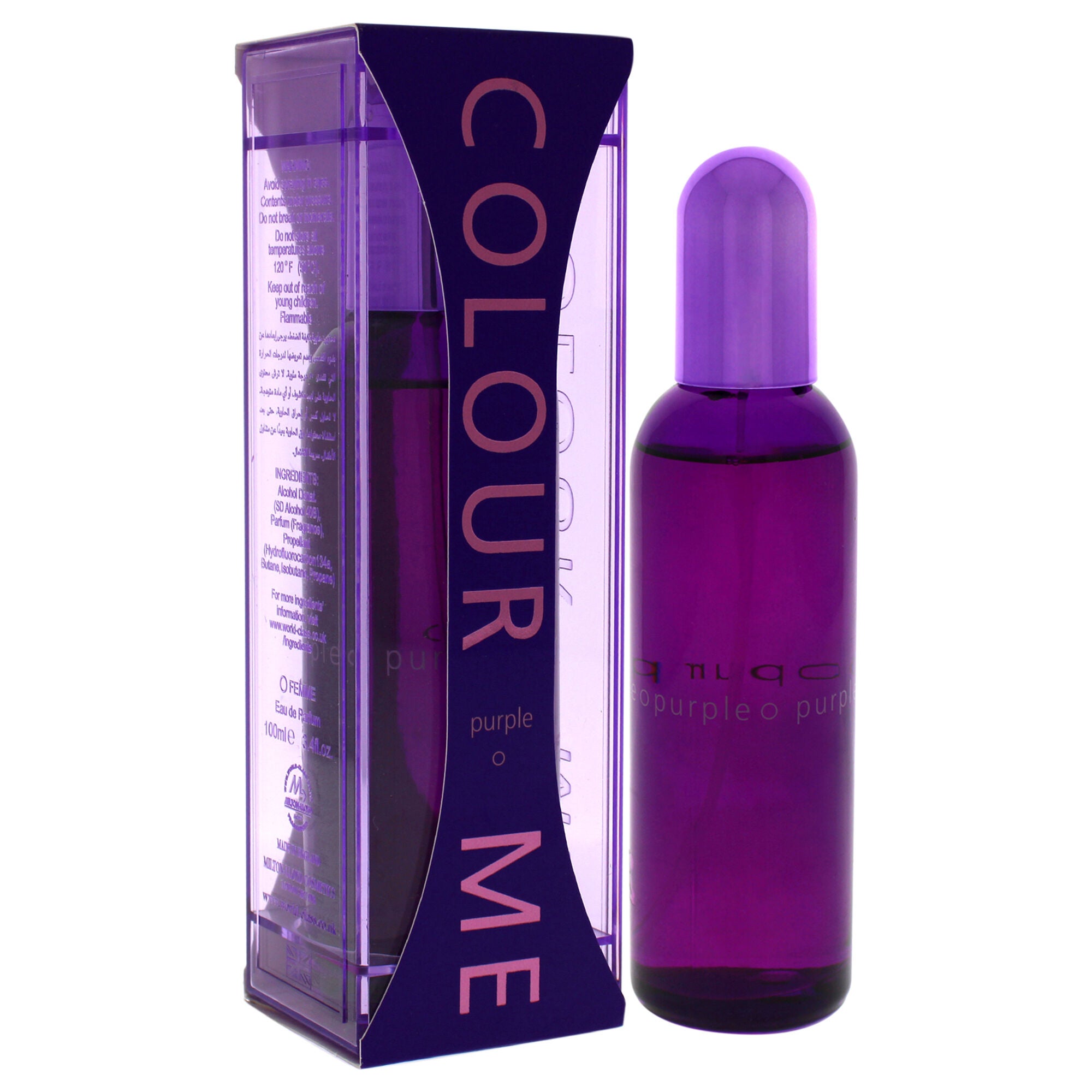 Colour Me Purple by Milton-Lloyd for Women - 3.4 oz EDP Spray, See Description, alternate image number 2