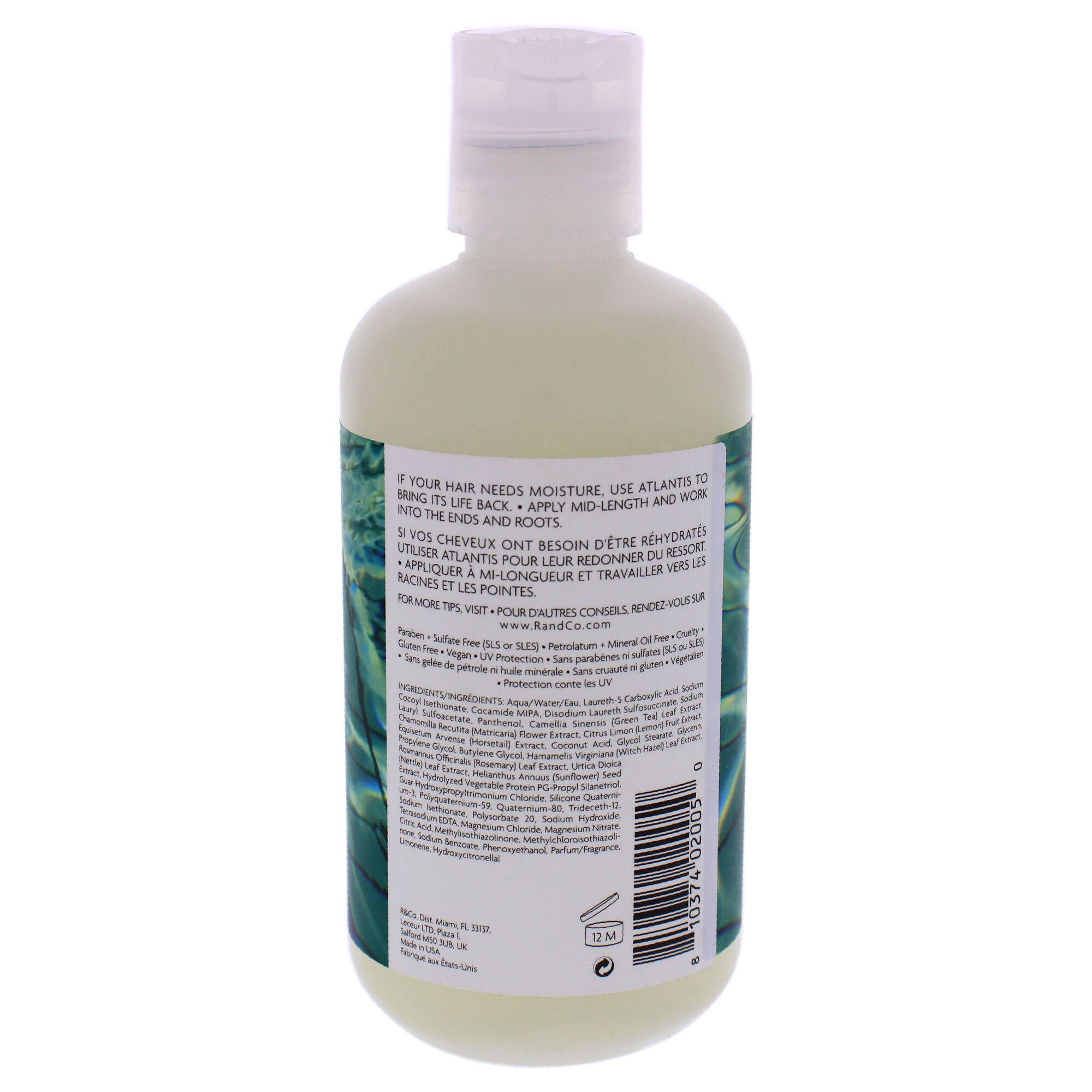 Atlantis Moisturizing Shampoo by R+Co for Unisex - 8.5 oz Shampoo, , alternate image number 2