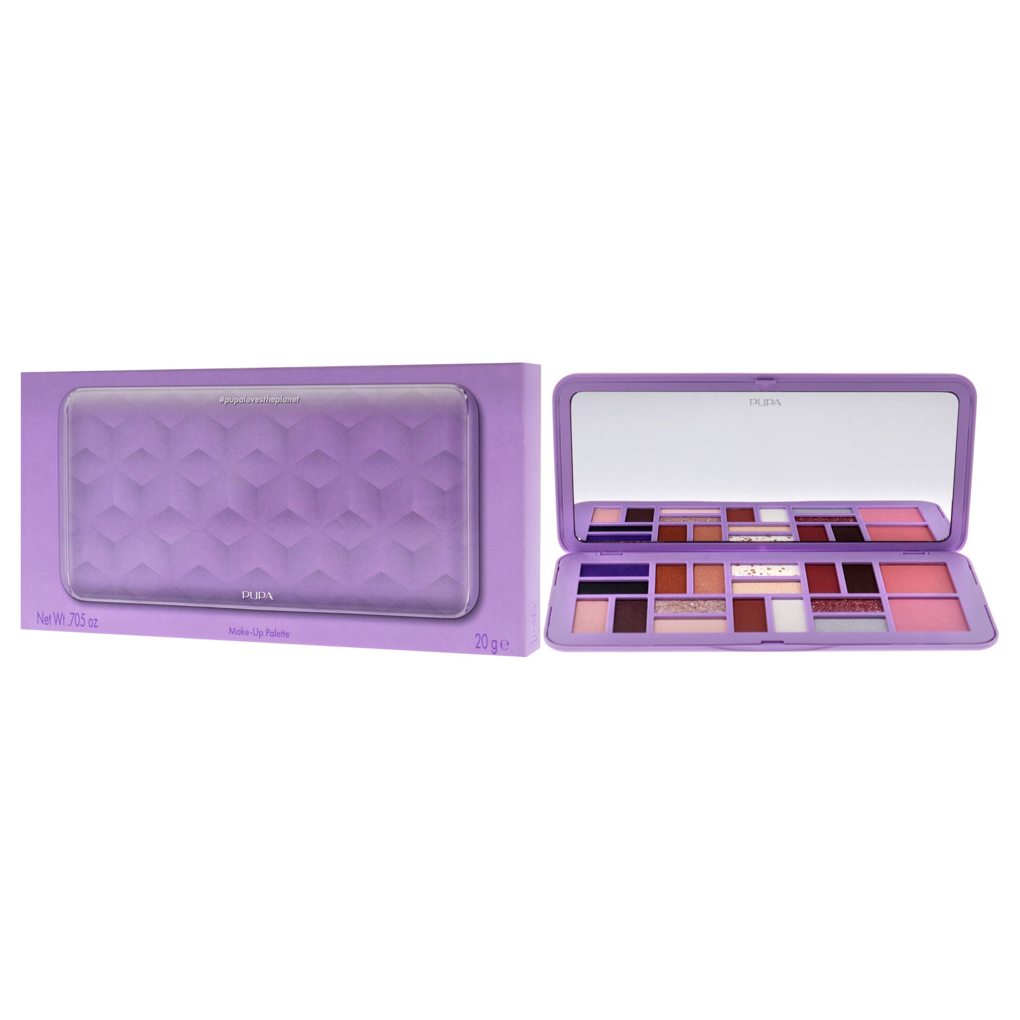 Make-Up Palette - 001 Milky Way by Pupa Milano for Women - 0.705 oz Makeup, See Description, alternate image number 2
