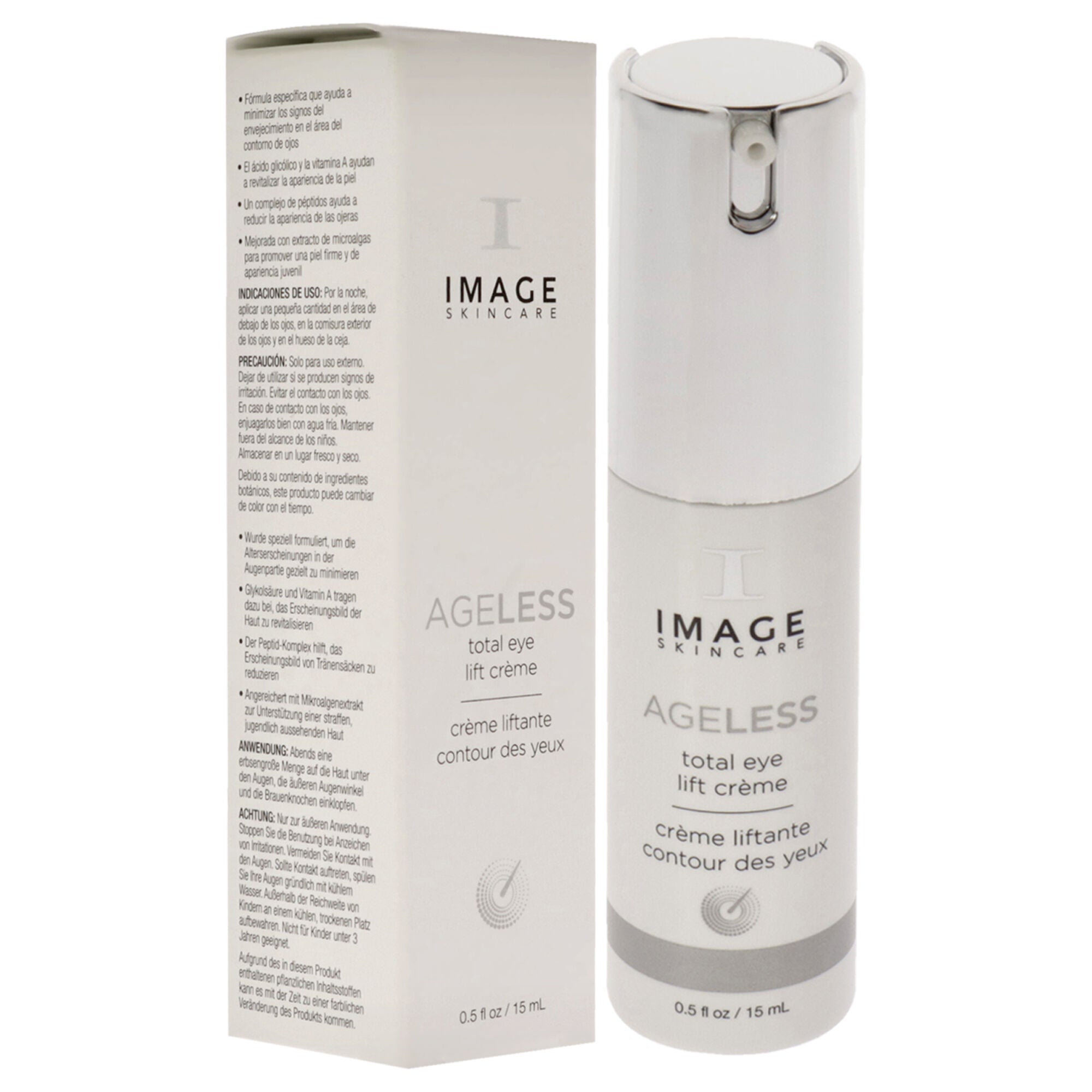 Ageless Total Eye Lift Creme by Image for Unisex - 0.5 oz Cream, See Description, alternate image number 2