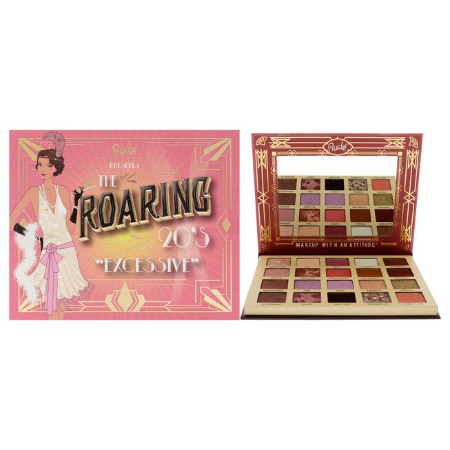 The Roaring 20s Eyeshadow Palette - Excessive by Rude Cosmetics for Women - 0.84 oz Eye Shadow, NA, hi-res image number null