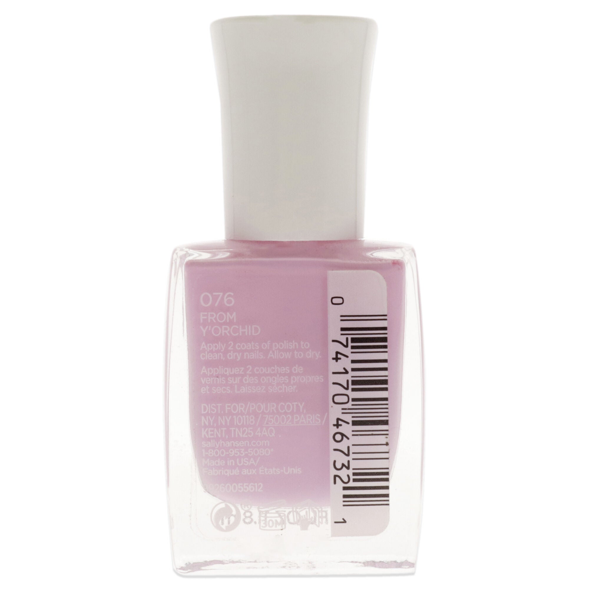 Mega Strength Nail Color - 076 From Yorchid by Sally Hansen for Women - 0.4 oz Nail Polish, See Description, alternate image number 2