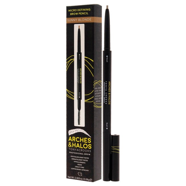 Micro Defining Brow Pencil - Sunny Blonde by Arches and Halos for Women - 0.003 oz Eyebrow Pencil, NA, alternate image number null