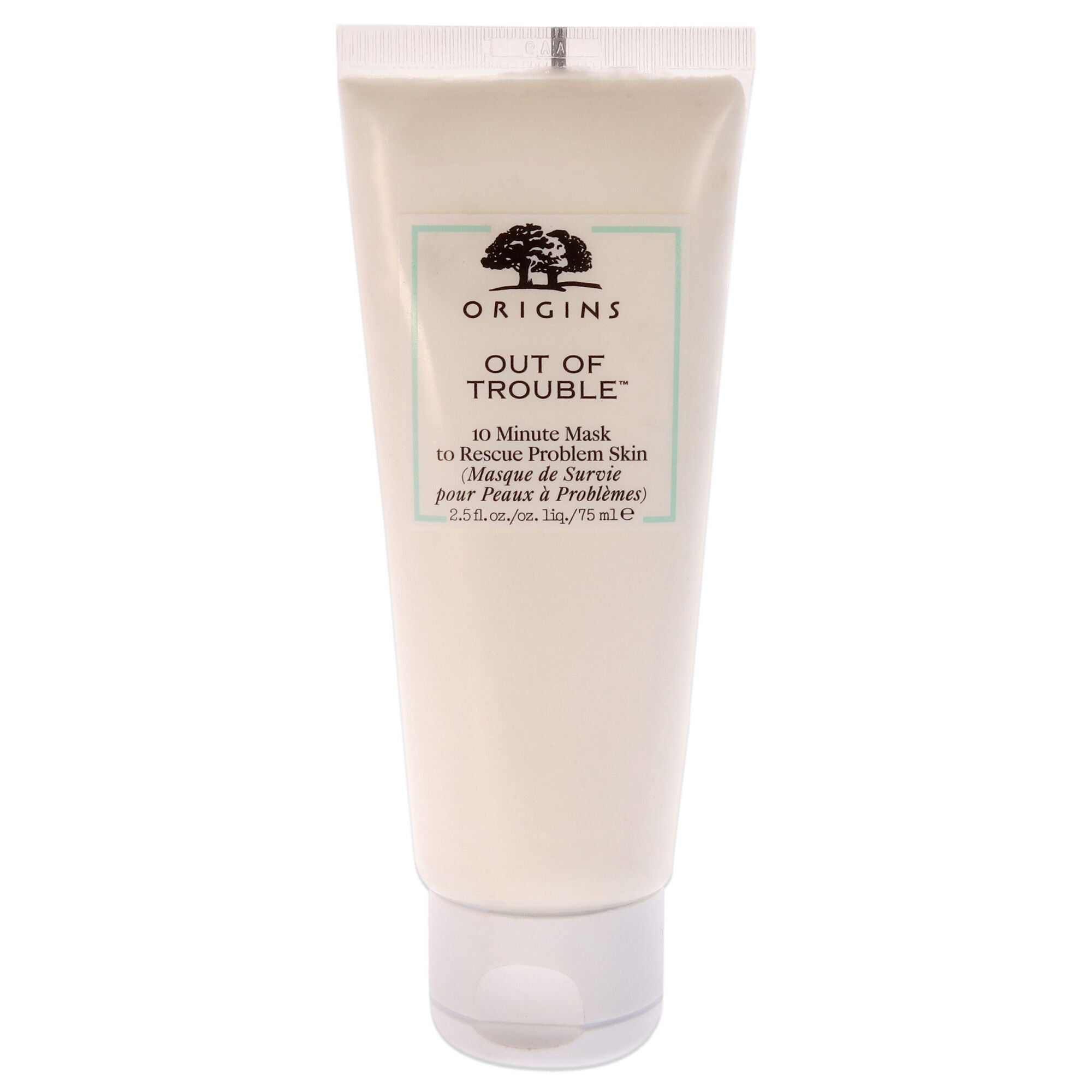 Out Of Trouble 10 Minute Mask to Rescue Problem Skin by Origins for Unisex - 2.5 oz Mask, See Description, hi-res image number 0