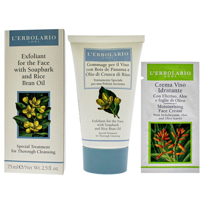 Exfoliant Soapbark - Rice Bran Oil by LErbolario for Unisex - 2.5 oz Cleanser, NA, alternate image number null