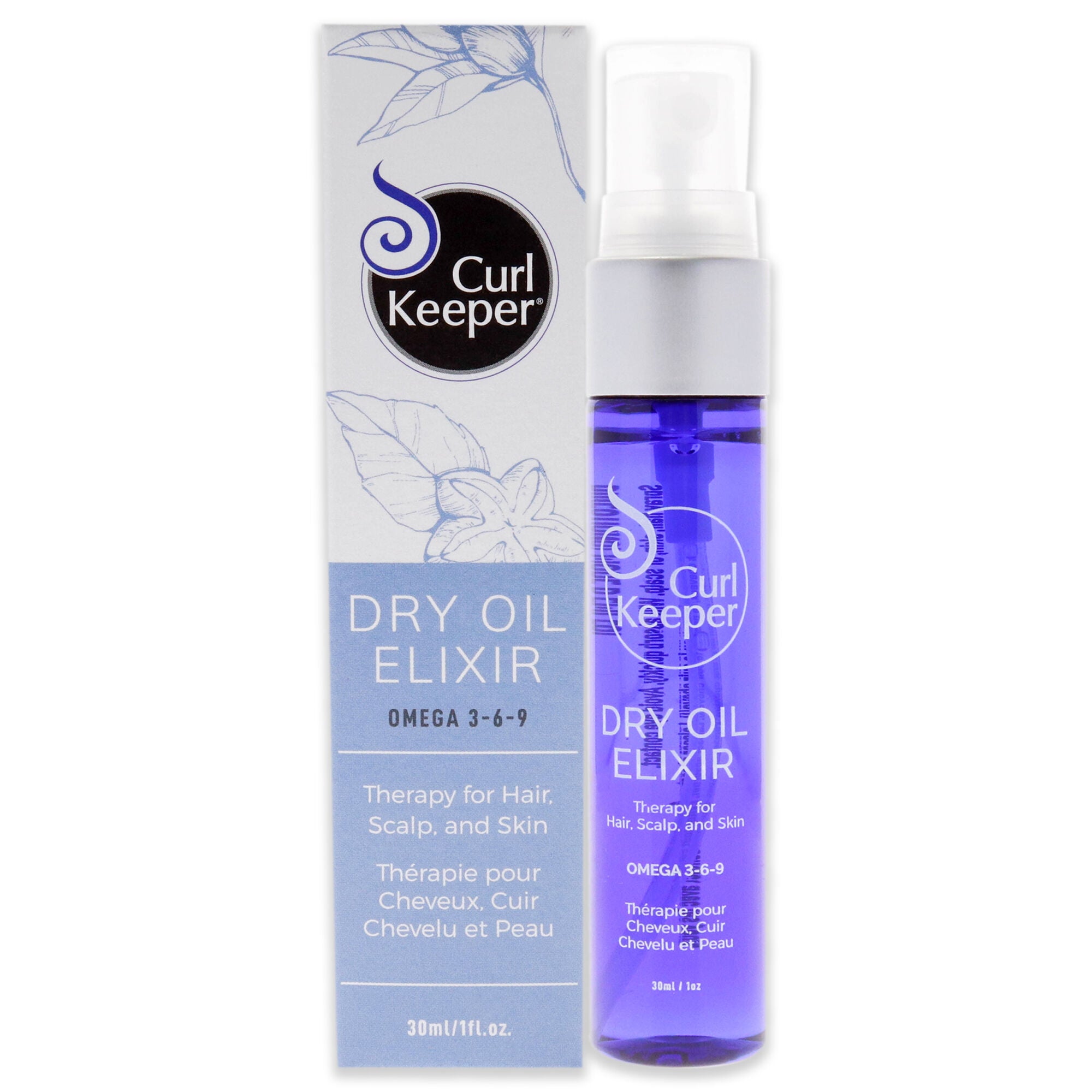 Dry Oil Elixir by Curl Keeper for Unisex - 1 oz Oil, See Description, hi-res image number 0