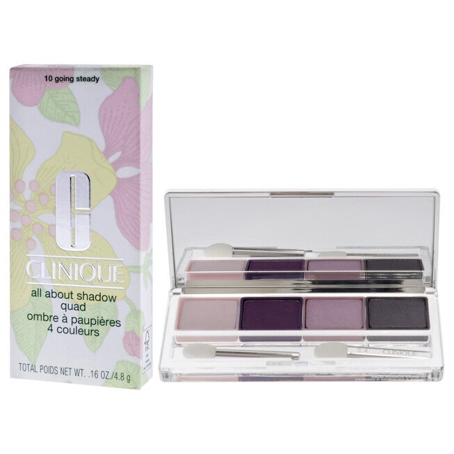 All About Shadow Quad - 10 Going Steady by Clinique for Women - 0.16 oz Eye Shadow, NA, alternate image number null