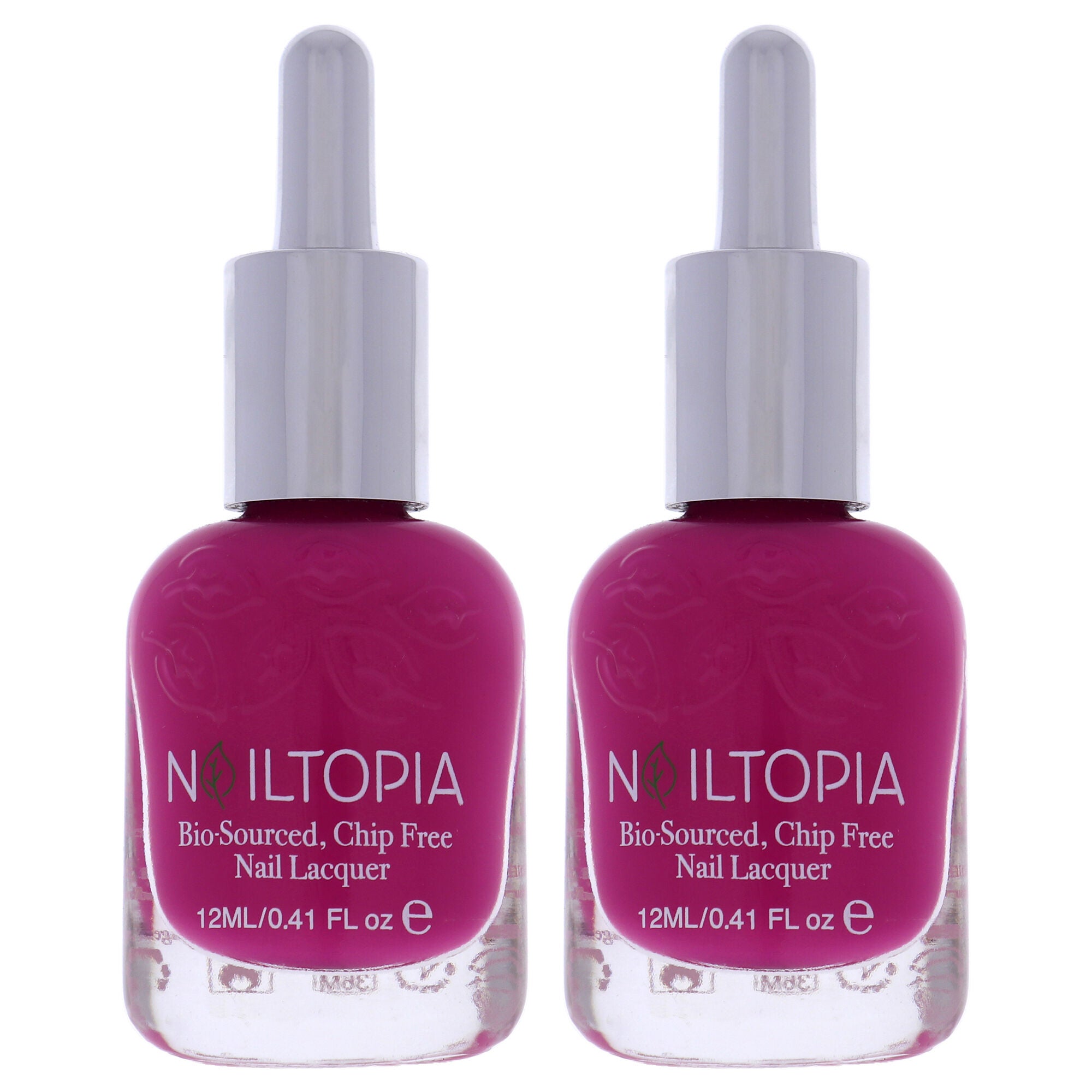 Bio-Sourced Chip Free Nail Lacquer - Thats Hot by Nailtopia for Women - 0.41 oz Nail Polish - Pack of 2, See Description, hi-res image number 0
