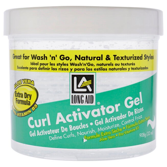 Long-Aid Curl Activator Gel - Extra Dry by Ampro for Women - 32 oz Gel, See Description, hi-res image number 0