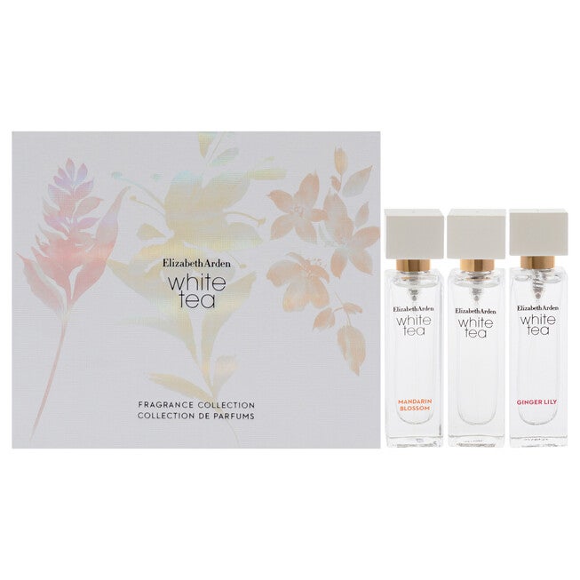 White Tea by Elizabeth Arden for Women - 3 Pc Mini Gift Set 10ml Ginger Lily EDT Spray, 10ml White Tea EDT Spray, 10ml Mandarin Blossom EDT Spray, NA, hi-res image number null