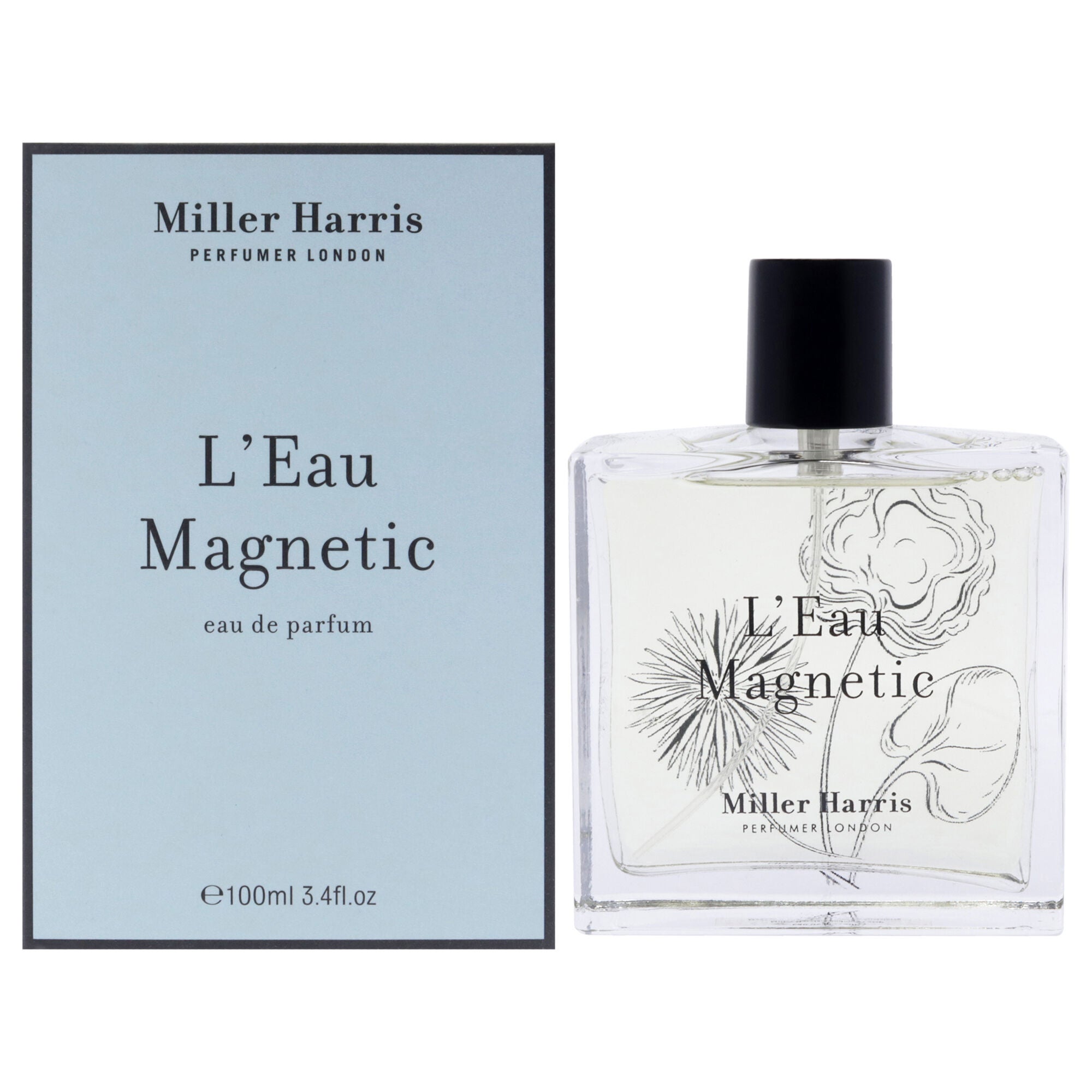 LEau Magnetic by Miller Harris for Unisex - 3.4 oz EDP Spray, See Description, hi-res image number 0