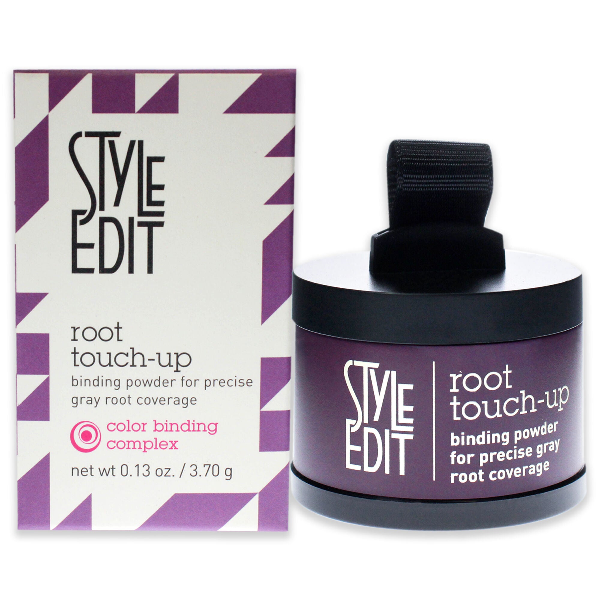 Root Touch-Up Powder - Dark Brown by Style Edit for Unisex - 0.13 oz Hair Color, See Description, hi-res image number 0