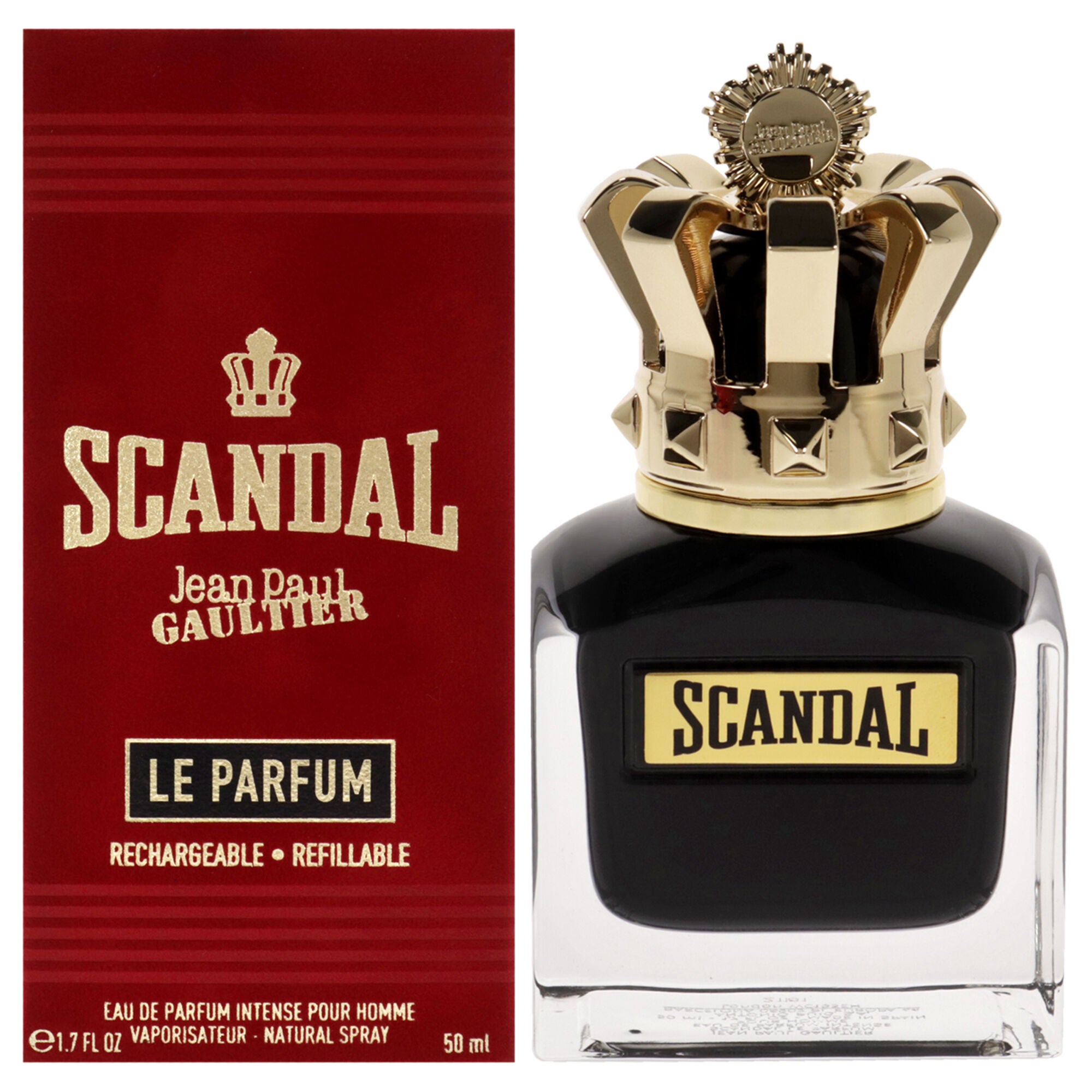 Scandal Le Parfum by Jean Paul Gaultier for Men - 1.7 oz EDP Intense Spray (Refillable), See Description, hi-res image number 0