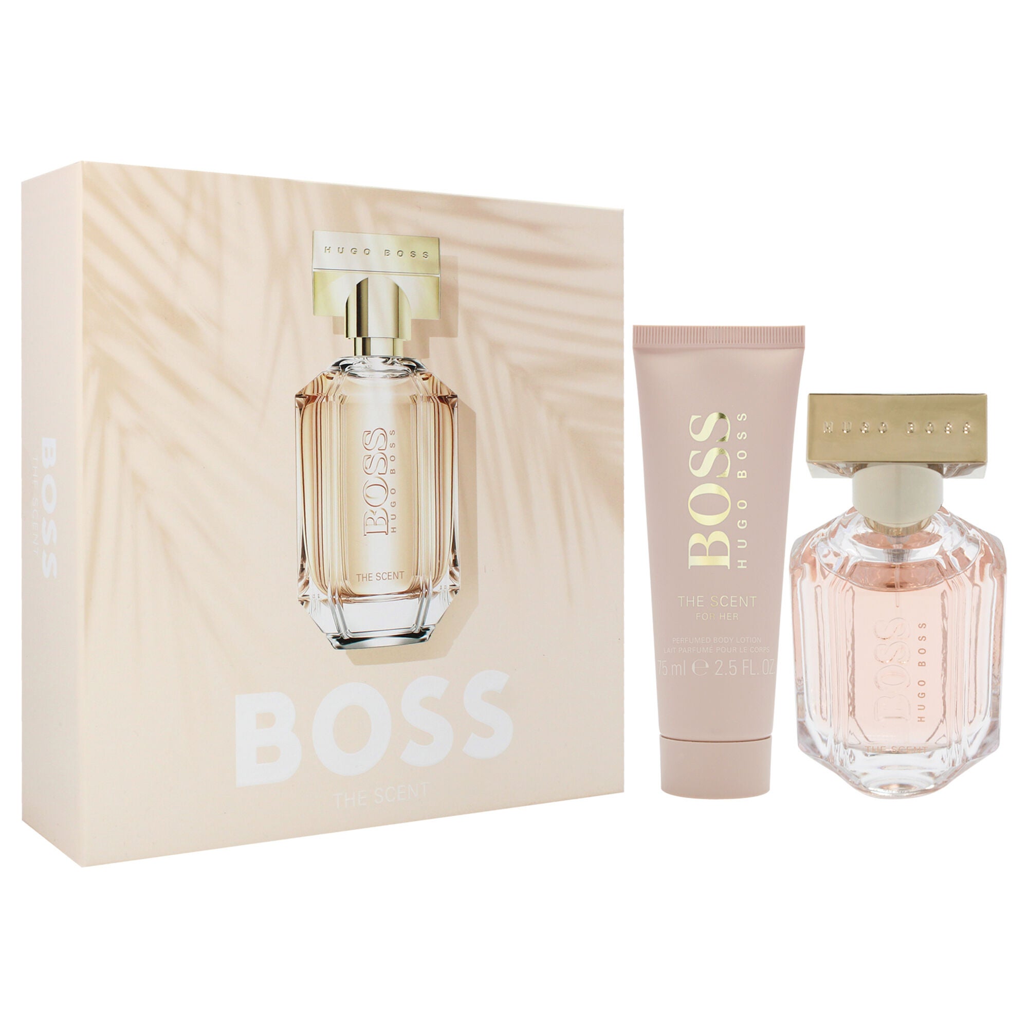 Boss The Scent by Hugo Boss for Women - 2 Pc Gift Set 1.6oz EDP Spray, 2.5oz Body Lotion, Clear, alternate image number 2