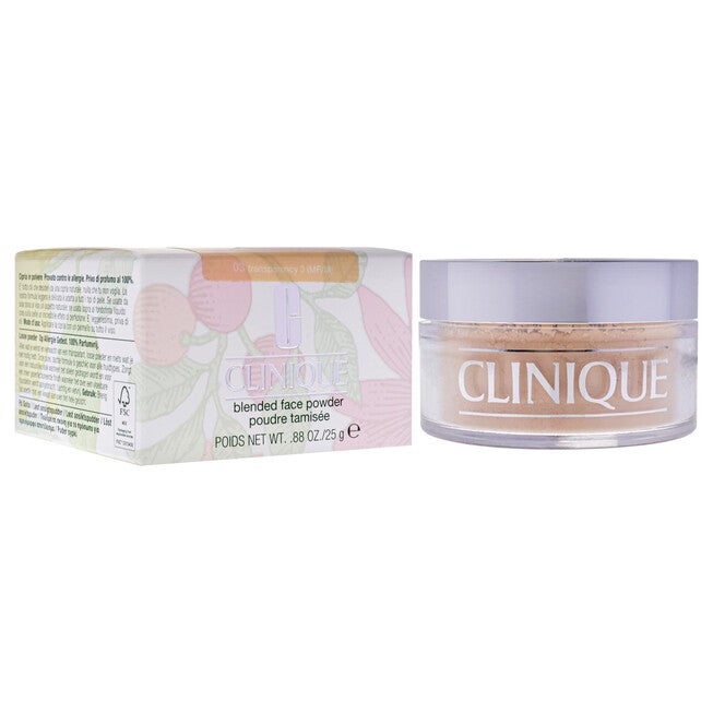 Blended Face Powder- 03 Transparency by Clinique for Women - 0.88 oz Powder, NA, alternate image number null