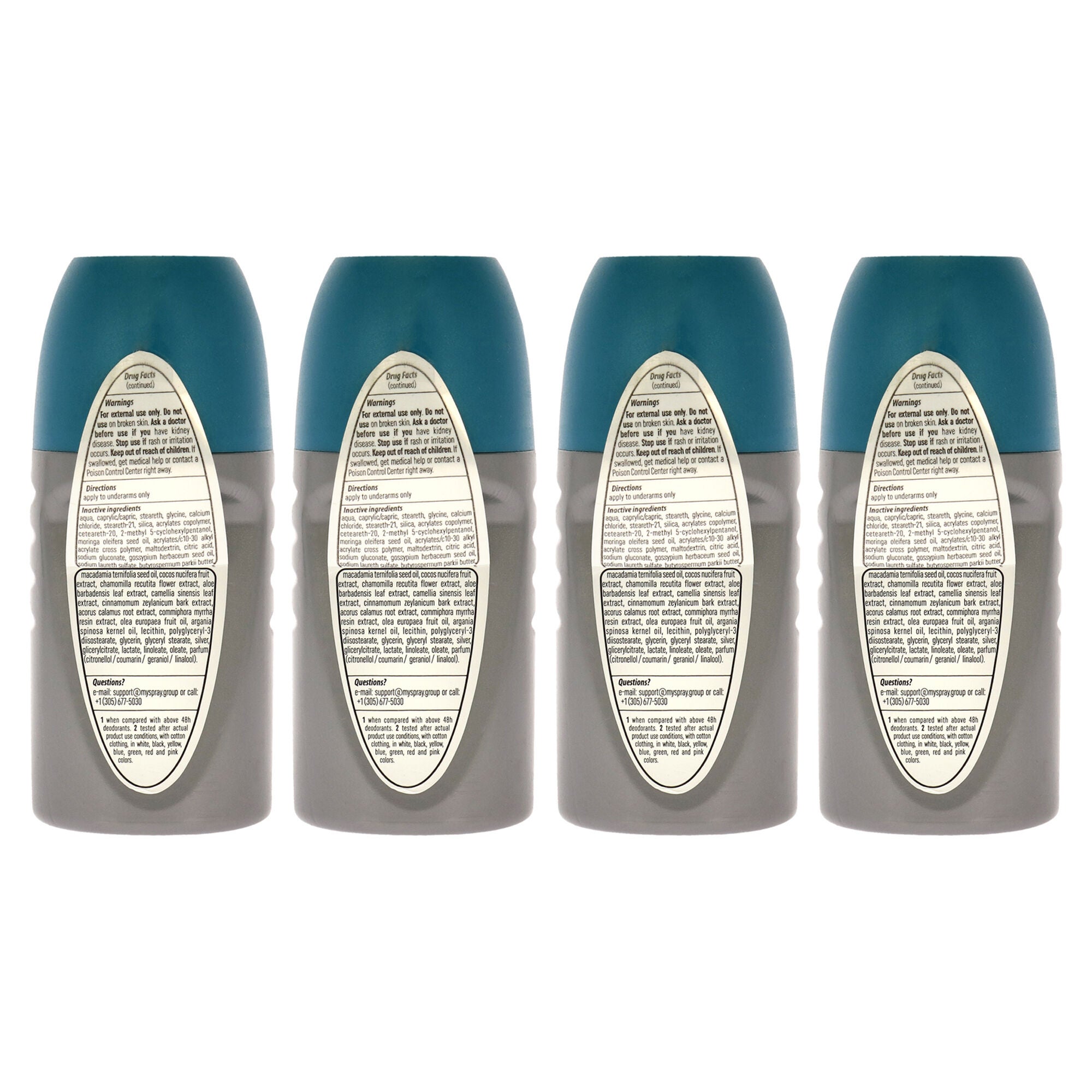 72 Hours Element Antiperspirant Deodorant - Ocean by Above for Men - 1.7 oz Deodorant Roll-On - Pack of 4, See Description, alternate image number 2