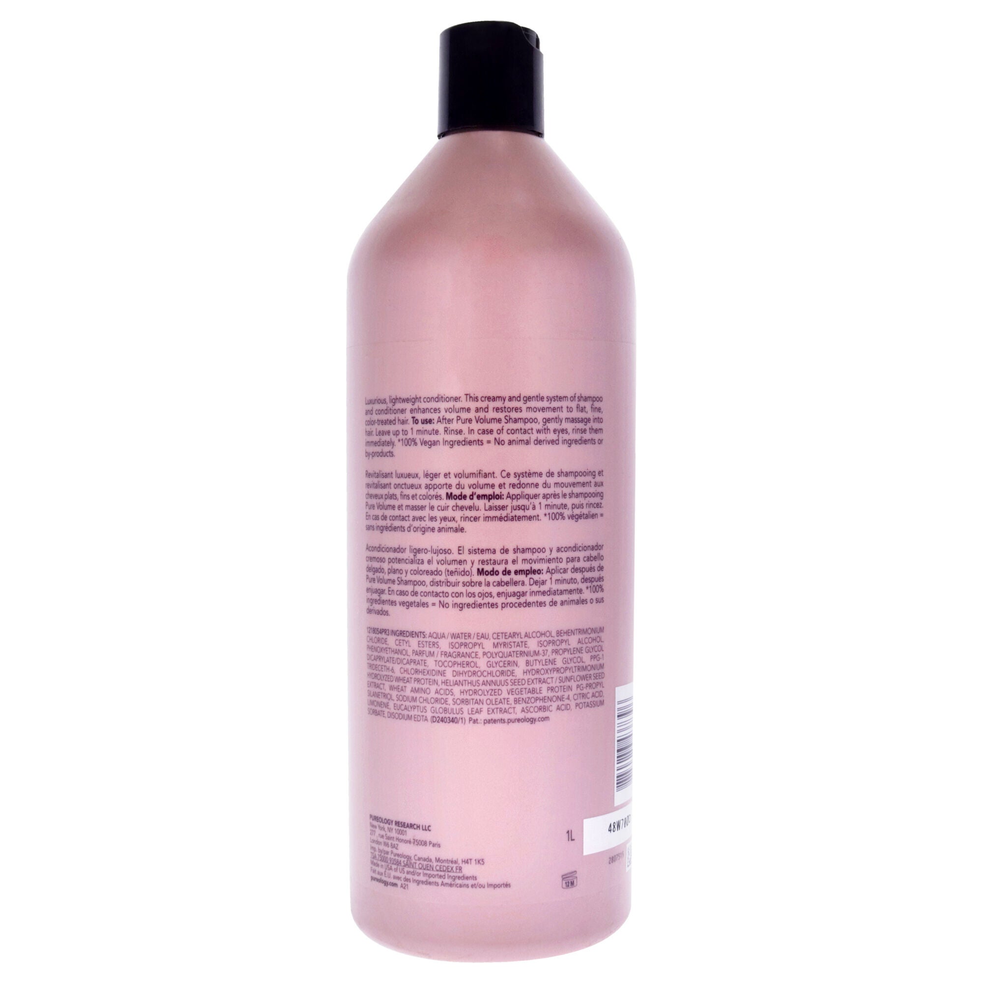 Pure Volume Conditioner by Pureology for Unisex - 1 Liter Conditioner, , alternate image number 5