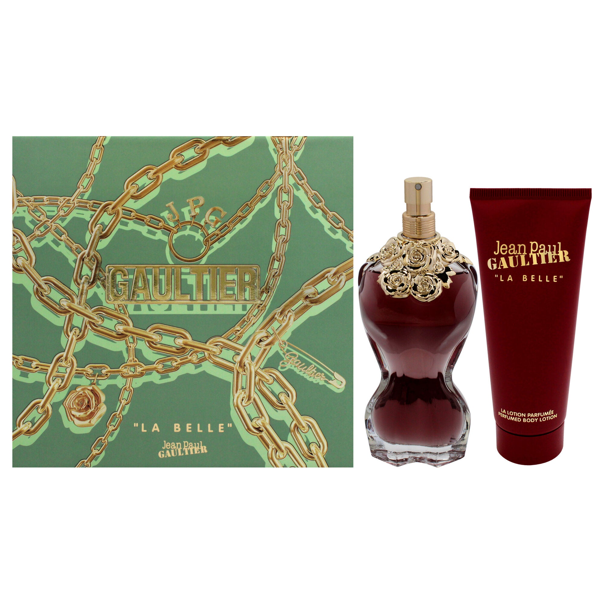 La Belle by Jean Paul Gaultier for Women - 2 Pc Gift Set 3.4oz EDP Spray, 2.5oz Body Lotion, See Description, hi-res image number 0