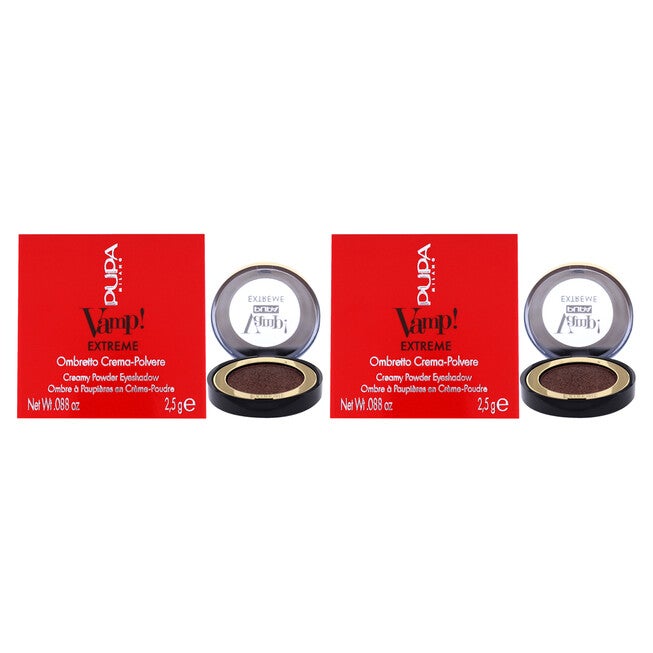 Vamp! Extreme Cream Powder Eyeshadow - 005 Extreme Bronze by Pupa Milano for Women - 0.088 oz Eye Shadow - Pack of 2, NA, hi-res image number null