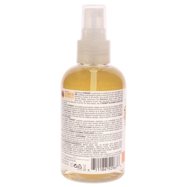 Puremix Blooming Sunflower Volumizing Mist - Fine Hair by Rusk for Unisex - 6 oz Hair Mist, NA, alternate image number null