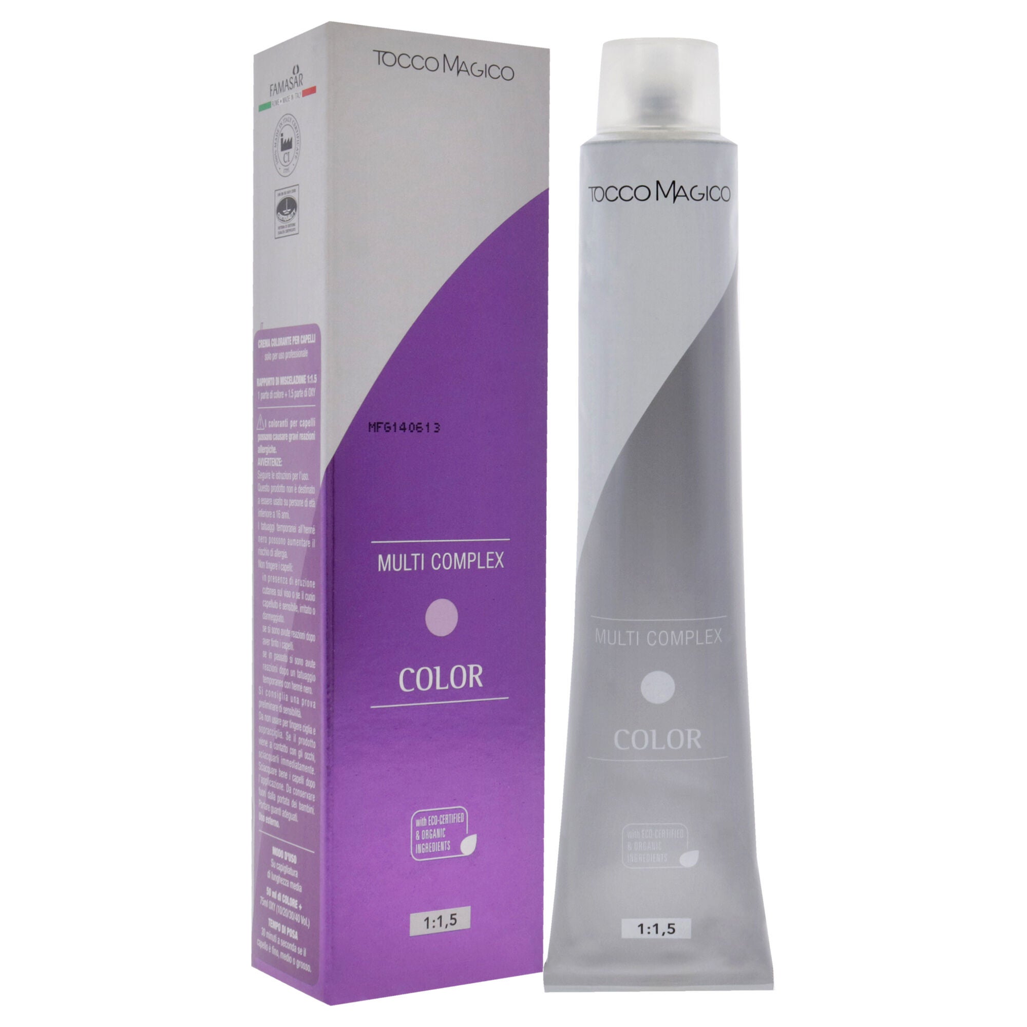 Multi Complex Permanet Hair Color - 1.1 Blue Black by Tocco Magico for Unisex - 3.38 oz Hair Color, See Description, alternate image number 1