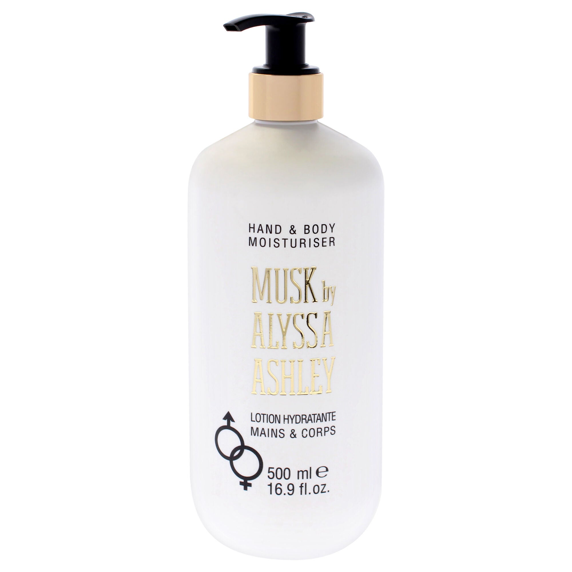 Musk Hand and Body Moisturizer by Alyssa Ashley for Unisex - 16.9 oz Body Lotion, See Description, hi-res image number 0