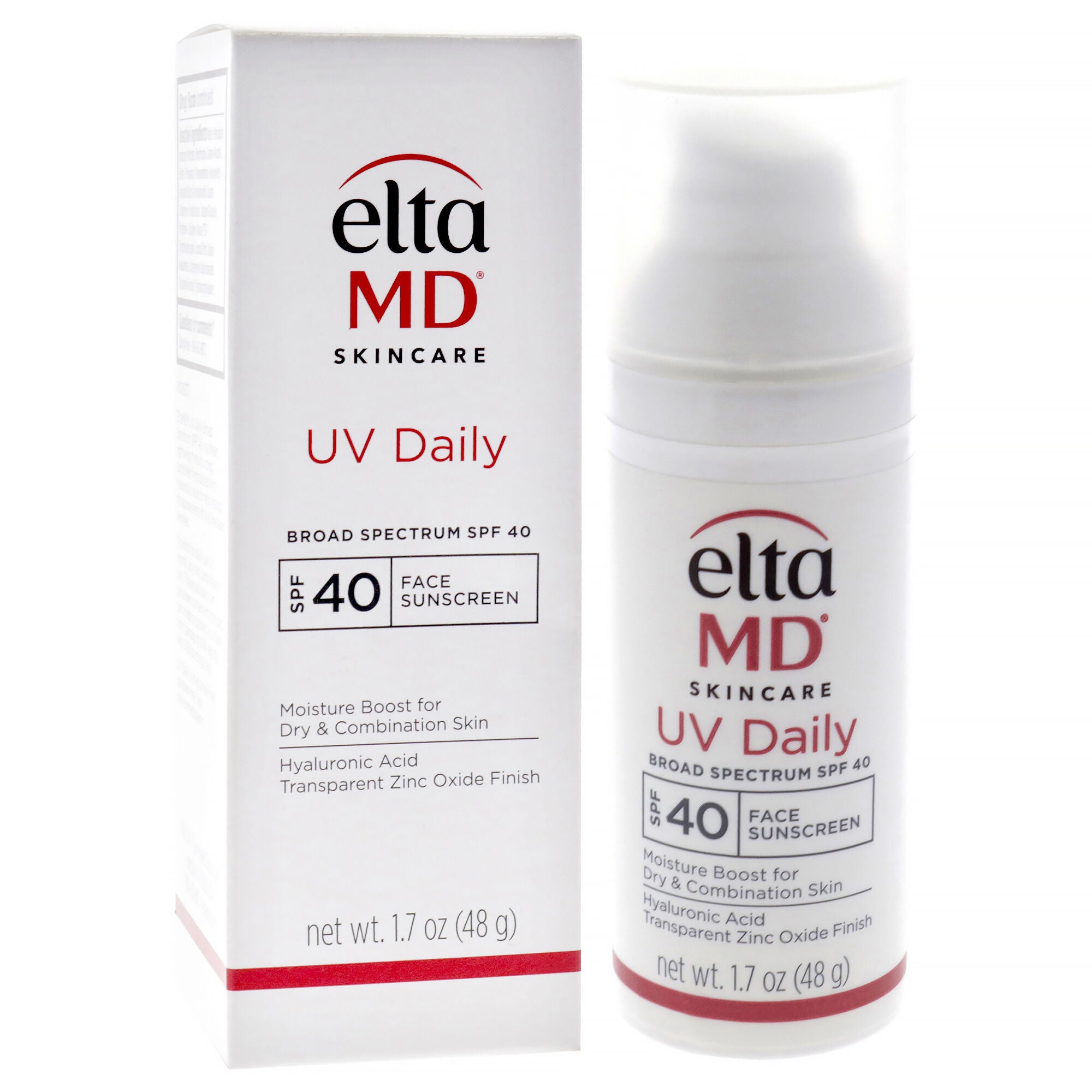 UV Daily Moisturizing Facial Sunscreen SPF 40 by EltaMD for Unisex - 1.7 oz Sunscreen, See Description, alternate image number 1