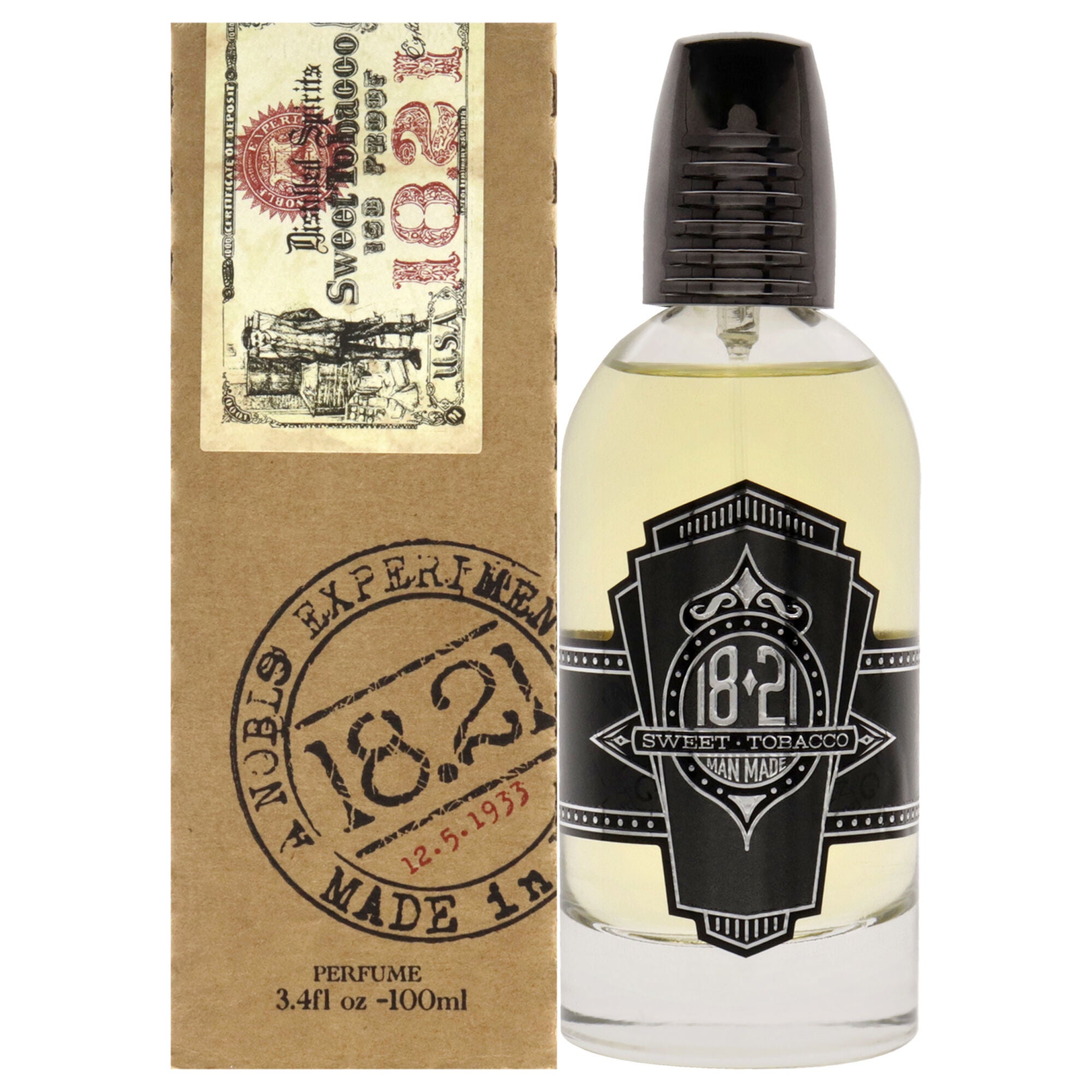 Spirits - Sweet Tobacco by 18.21 Man Made for Men - 3.4 oz Parfum Spray, See Description, hi-res image number 0