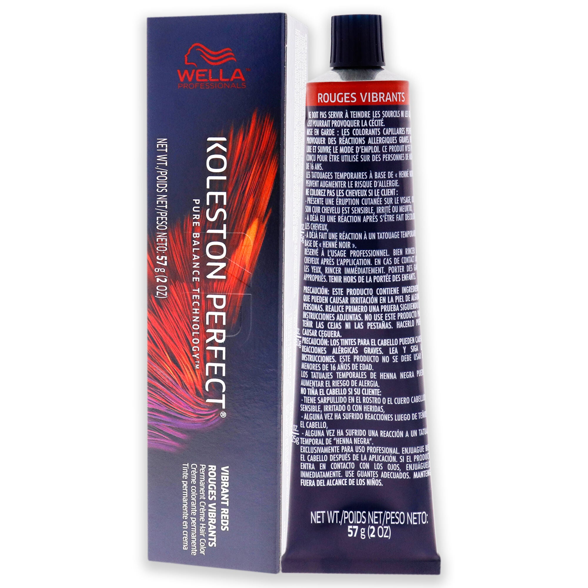 Koleston Perfect Permanent Creme Hair Color - 77 44 Intense Medium Blonde-Red Red by Wella for Unisex - 2 oz Hair Color, See Description, alternate image number 3