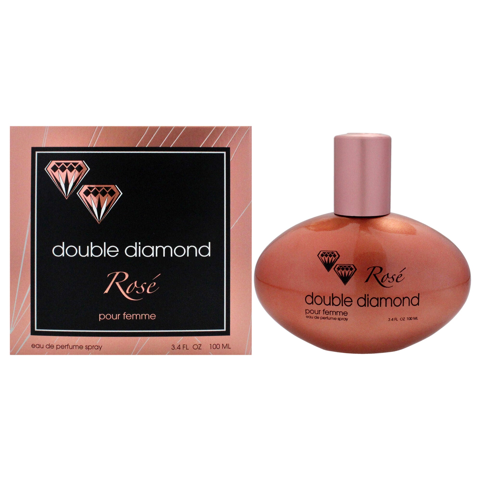 Double Diamond Rose by Double Diamond for Women - 3.4 oz EDP Spray, See Description, hi-res image number 0